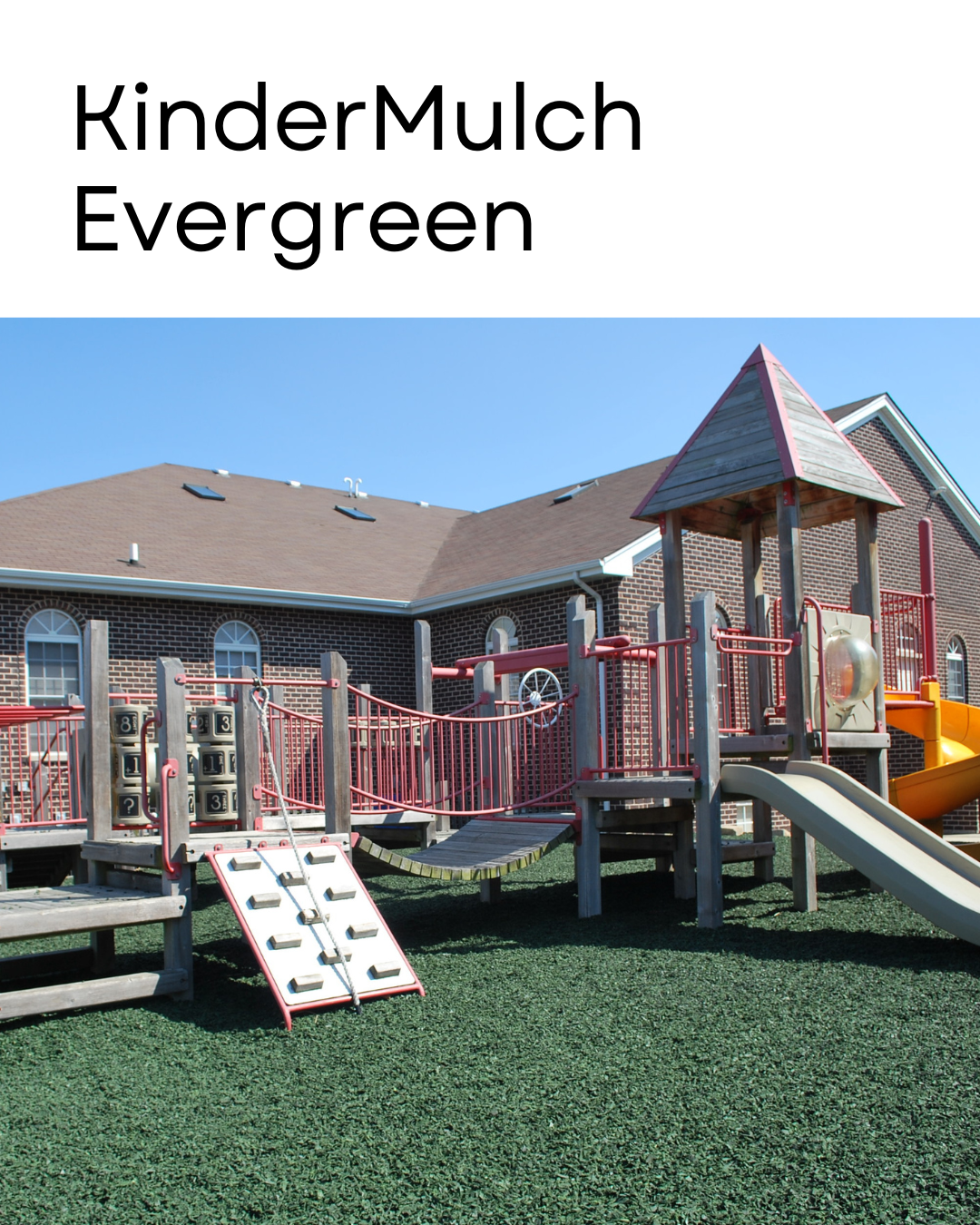 KinderMulch Playground Rubber Mulch | 2,000lb Supersack