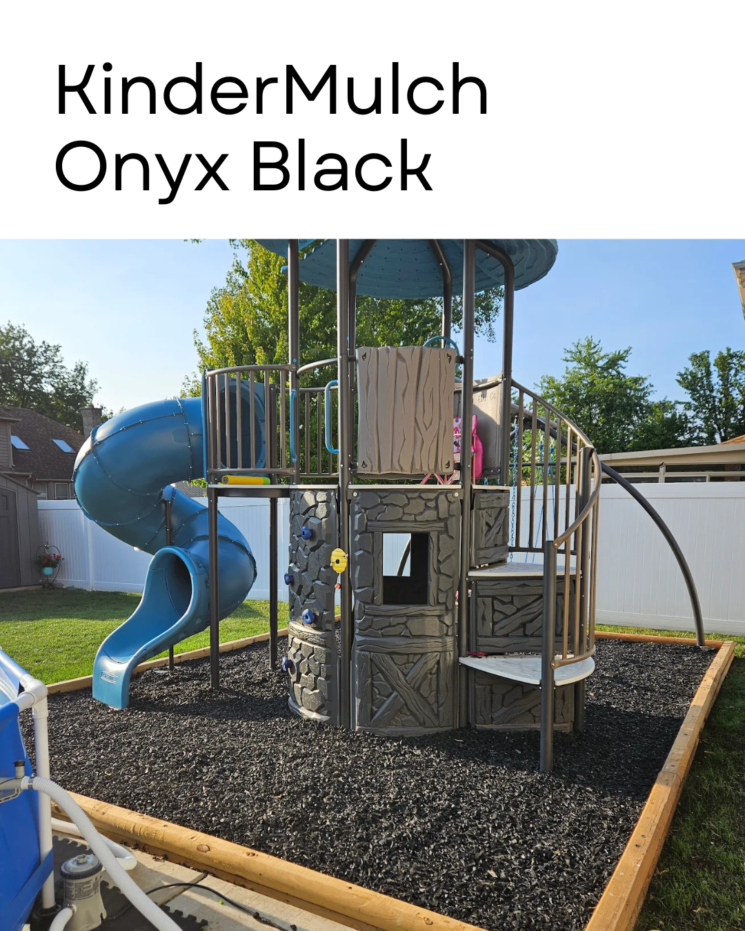 KinderMulch Playground Rubber Mulch | 2,000lb Supersack
